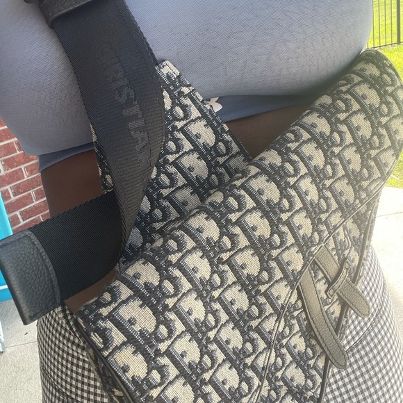 Men’s Saddle Dior Oblique Kasuri - Picture 6 of 6